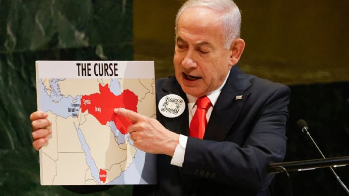 Netanyahu es recibido con abucheos en la ONU; representantes abandonan el salón