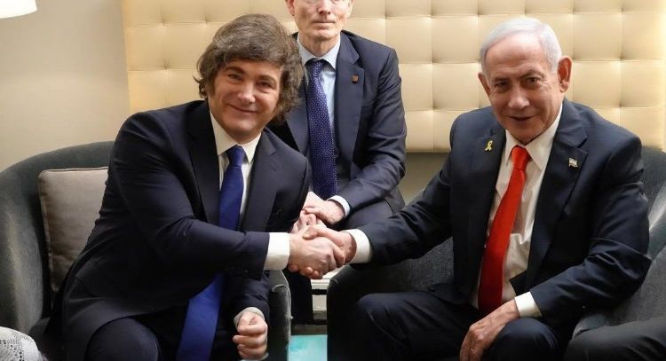 Milei y Netanyahu escenifican en Nueva York el buen estado de sus relaciones