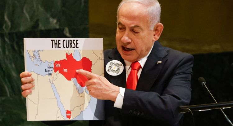 Netanyahu es recibido con abucheos en la ONU; representantes abandonan el salón