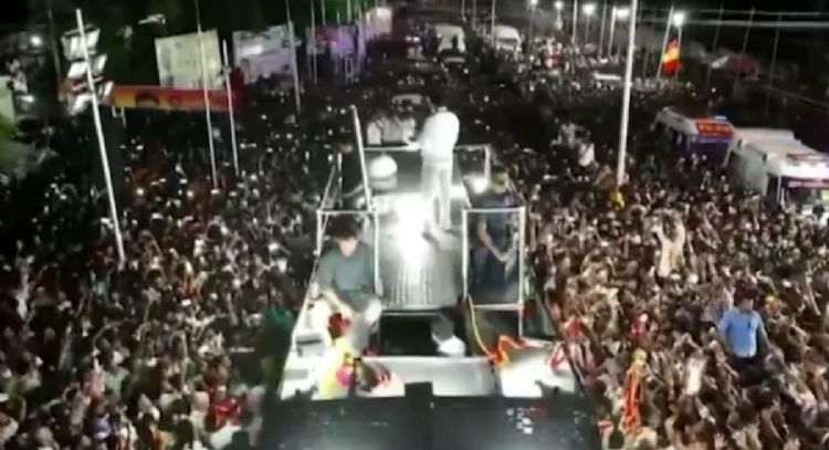 Estampida en mitin del popular actor Vijay deja 36 muertos y 40 heridos en India (Video)