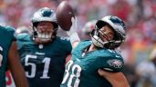 Foto ilustrativa de la nota titulada: Los Eagles ganan 31-25 a los Buccaneers y mantienen su invicto