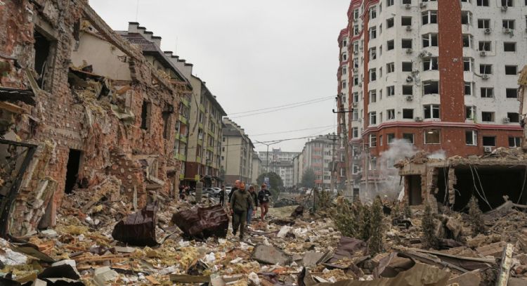 Intenso ataque ruso con drones y misiles sobre Kiev deja 4 muertos y al menos 10 heridos