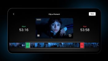 Los "Momentos" de Netflix ahora permiten crear clips completos de escenas de series y películas
