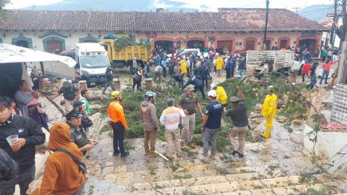 Un tornado deja un herido y daños en San Cristóbal de las Casas (Video)