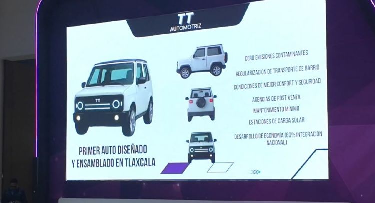 Presentan primer auto eléctrico “Totalmente Tlaxcalteca”; costará 100 mil pesos