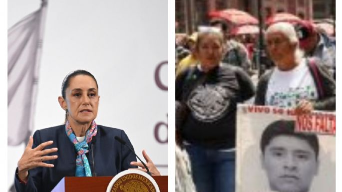 Sheinbaum se reúne con padres de Ayotzinapa: “se están realizando investigaciones de análisis”
