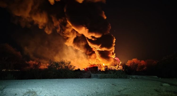 Incendio consume material del programa Agua Saludable para la Laguna