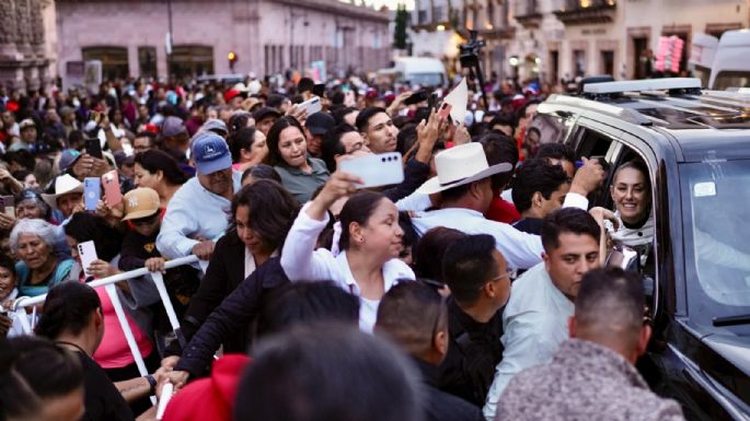 Sheinbaum arranca su maratónica gira con visita a Guanajuato, Aguascalientes y Zacatecas