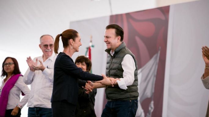 El gobernador priista de Durango da espaldarazo a Sheinbaum y se declara “Claudista”