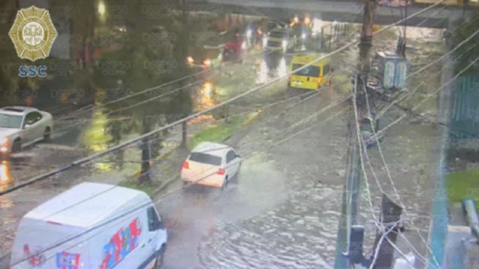 Fuertes lluvias causan estragos en el sur de la Ciudad de México (Video)