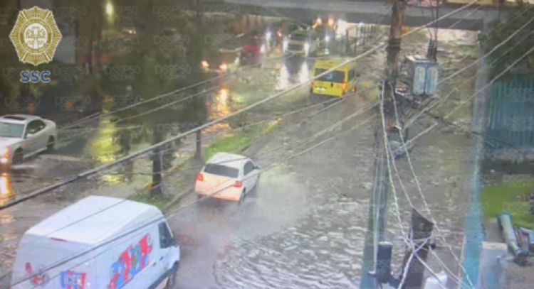 Fuertes lluvias causan estragos en el sur de la Ciudad de México (Video)