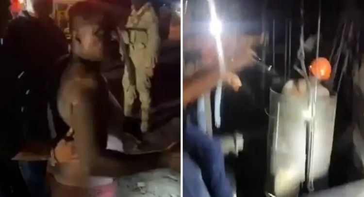 Rescatan con vida a los ocho mineros que estaban atrapados en pozo de carbón en Coahuila (Video)