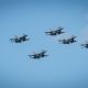 Polonia despliega sus cazas por el ingreso de drones rusos a su espacio aéreo