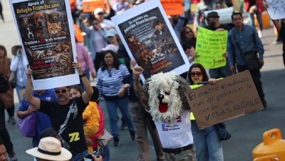“Fue despojo, no rescate”: Marchan en defensa del Refugio Franciscano en CDMX (Video)