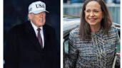 Foto ilustrativa de la nota titulada: Trump se reunirá este jueves en la Casa Blanca con la opositora venezolana María Corina Machado