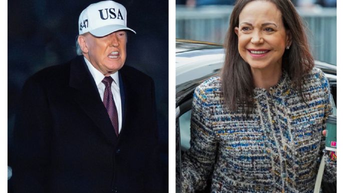 Trump se reunirá este jueves en la Casa Blanca con la opositora venezolana María Corina Machado