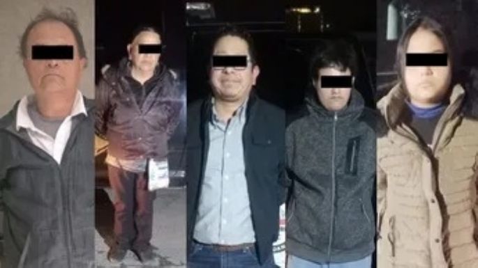 Detienen a cinco integrantes de familia por robo a notarías en Monterrey