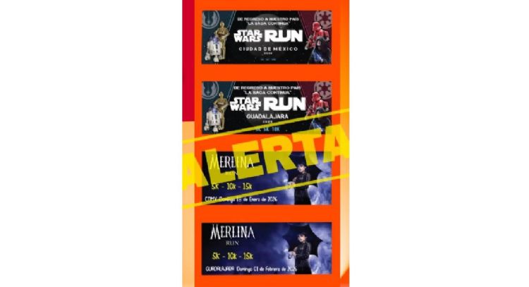 Profeco alerta sobre estafa de carreras con temáticas de Star Wars y Merlina