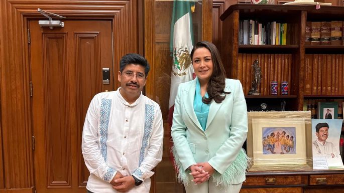 Gobernadora de Aguascalientes sostiene reunión con el ministro presidente Hugo Aguilar