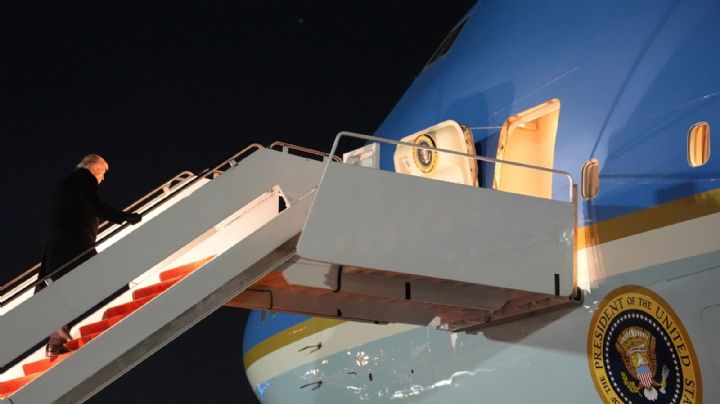 Avión de Trump regresa a Washington por problema eléctrico menor, dice la Casa Blanca