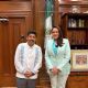 Gobernadora de Aguascalientes sostiene reunión con el ministro presidente Hugo Aguilar