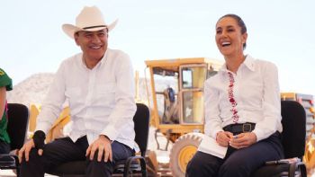 Rehabilitan Durazo y Sheinbaum red carretera de Sonora