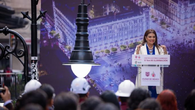 Anuncian programa para iluminar el Centro Histórico de cara al Mundial 2026