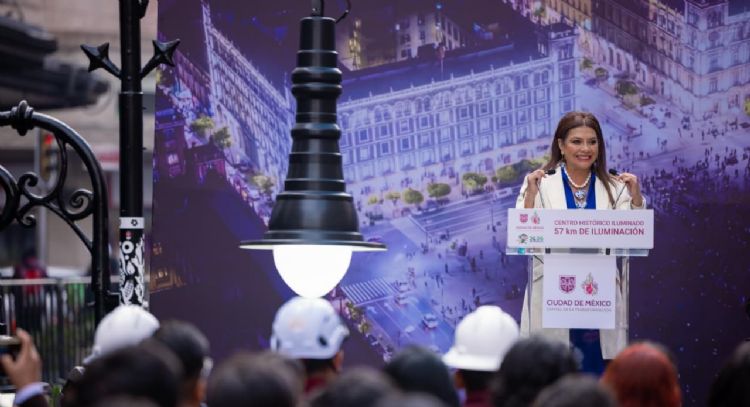 Anuncian programa para iluminar el Centro Histórico de cara al Mundial 2026