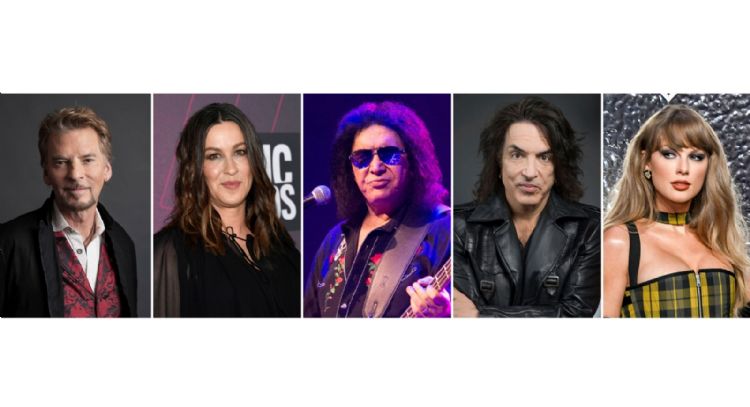 Taylor Swift, Alanis Morissette e integrantes de Kiss ingresan al Salón de la Fama de Compositores