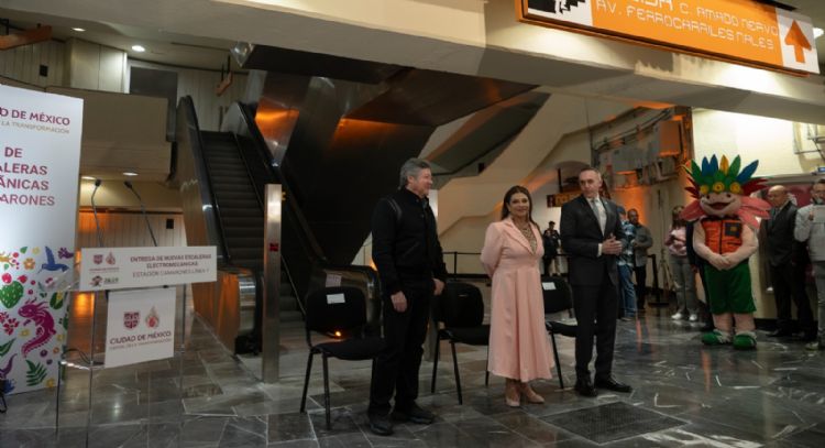 Ponen en operación 20 nuevas escaleras eléctricas en Metro de CDMX; tuvieron un costo de 180 mdp