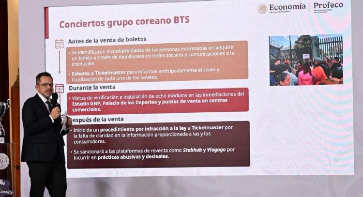 Profeco iniciará proceso a Ticketmaster por BTS: ¿a cuánto ascendería la sanción? (Video)