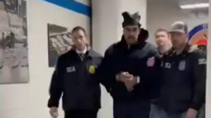 “Feliz año nuevo” dice Maduro al llegar a oficinas de la DEA en Nueva York (Video)
