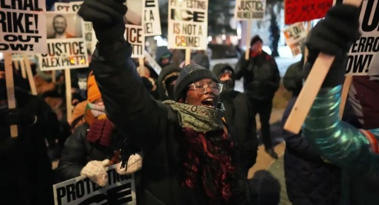 Manifestantes en Eu convocan a huelga nacional contra las redadas migratorias de Trump