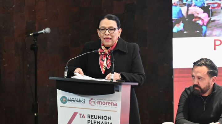 Rosa Icela Rodríguez pide lealtad absoluta de los diputados morenistas al movimiento