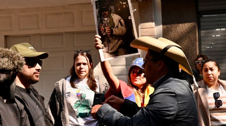 Protestan en CDMX por la intervención estadunidense en Venezuela