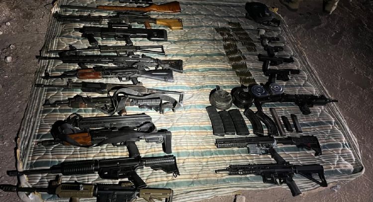 Asegura Gabinete de Seguridad de Alfonso Durazo arsenal de alto poder en Navojoa