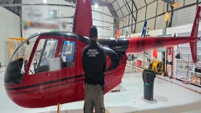 Aseguran seis aeronaves en cateo a presunto helipuerto clandestino en Veracruz