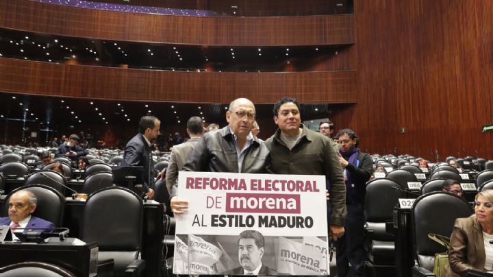 Con reforma electoral, Morena busca tener "un Congreso como el de Maduro": Rubén Moreira