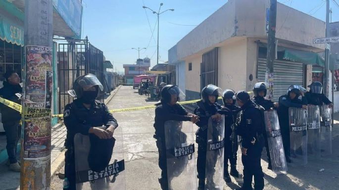 Hallan restos humanos en fosa clandestina al interior del Mercado Morelos de Puebla