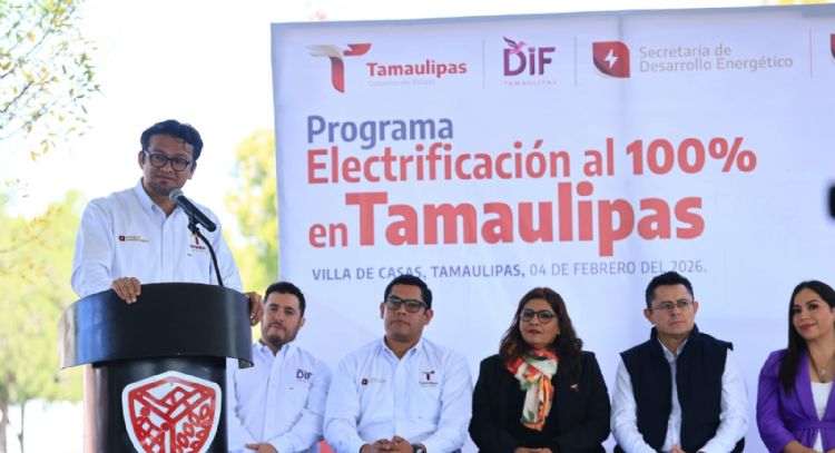 Arranca el Programa de Electrificación al 100% en Tamaulipas