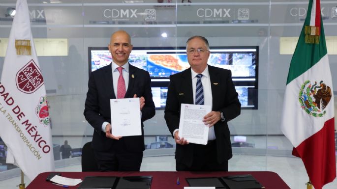 AICM y C5 firman convenio para fortalecer videovigilancia de cara al Mundial