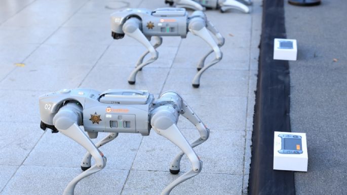 "Perros robot" apoyarán a policías mexicanos durante el Mundial de 2026