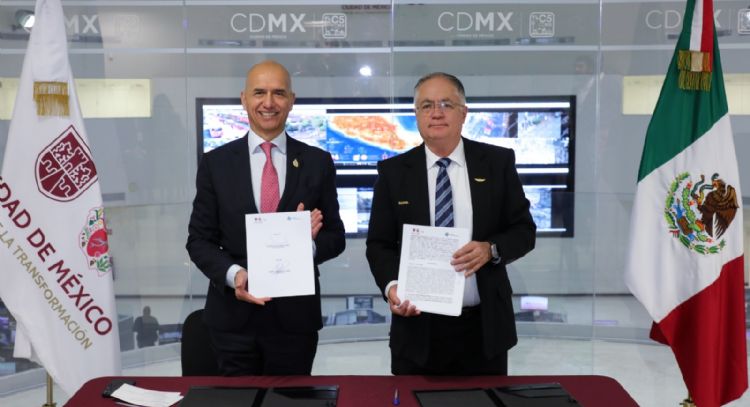 AICM y C5 firman convenio para fortalecer videovigilancia de cara al Mundial