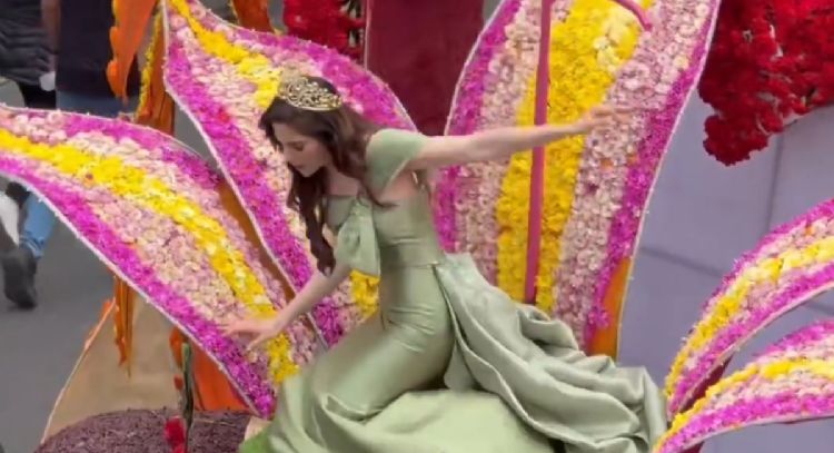 Miss Universo Fátima Bosch sufre desvanecimiento momentáneo por agotamiento en desfile (Video)