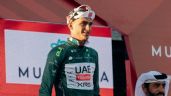 Foto ilustrativa de la nota titulada: Isaac del Toro finaliza segundo en la tercera etapa del Tour de los Emiratos Árabes