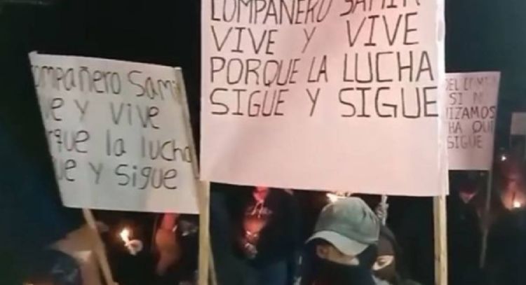 EZLN realiza protestas a siete años del asesinato impune del defensor Samir Flores