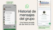 Foto ilustrativa de la nota titulada: WhatsApp lanza el historial de mensajes en grupo para facilitar poner al día a nuevos integrantes