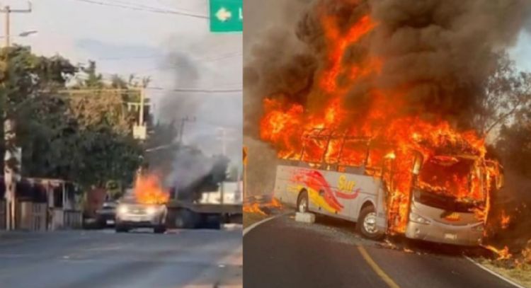 Gobernador de Jalisco informa que narcobloqueos se trasladan a otras entidades vecinas