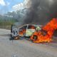 Autoridades Cercan Cancún por quema de vehículos tras muerte de “El Mencho”