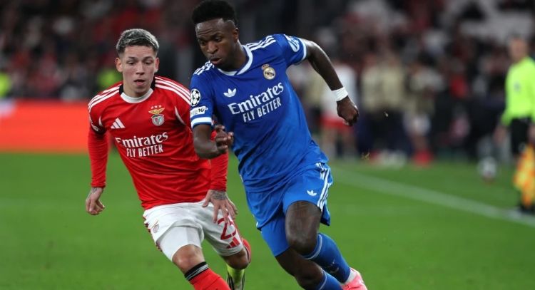 Gianluca Prestianni es suspendido provisionalmente por la UEFA tras acusación de racismo de Vinícius